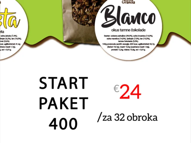 koja je tvoja granola otkrij narudžbom bilo kojeg start paketa
