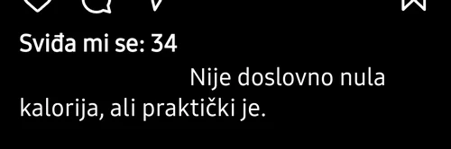 Nije doslovno nula, ali praktički je.
