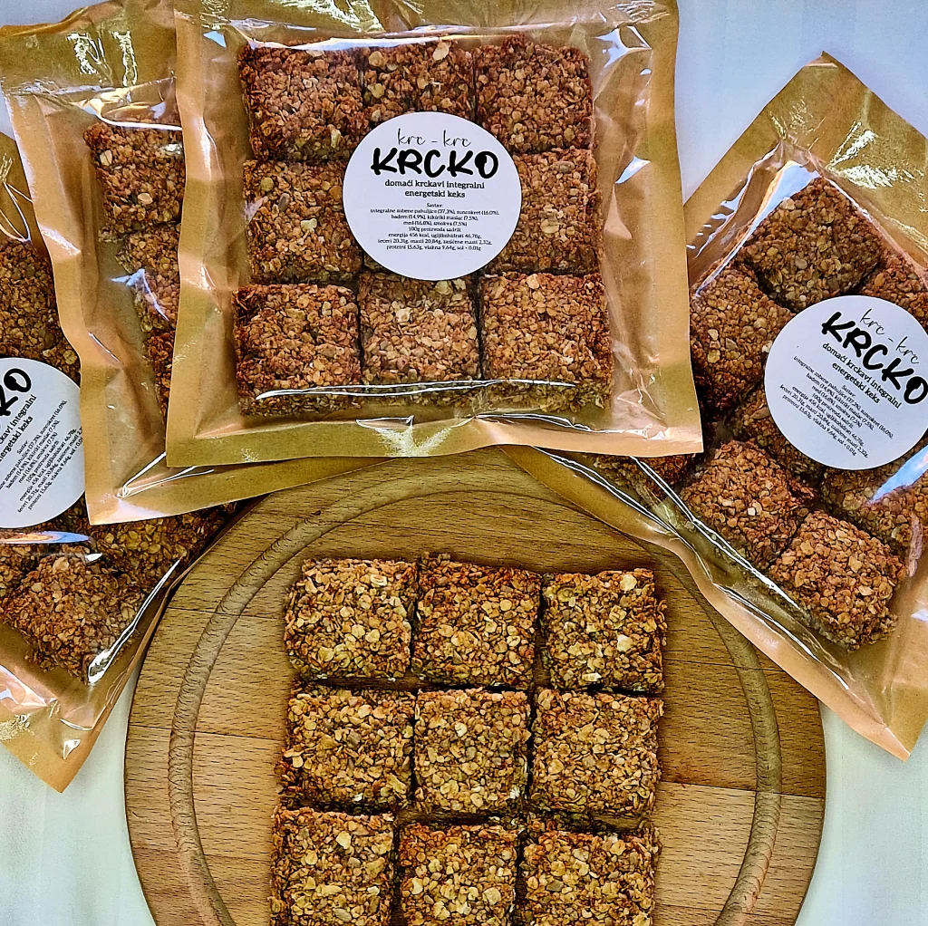 Domaći integralni keks KRCKO od 150g.