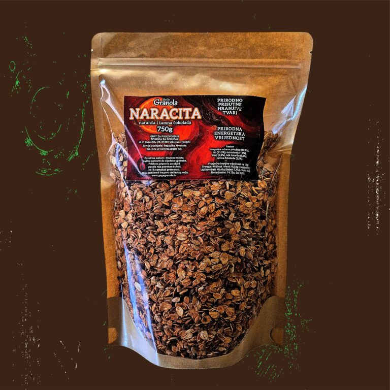 Granola Naracita domaća je granola za doručak koja nema orašasto voće.