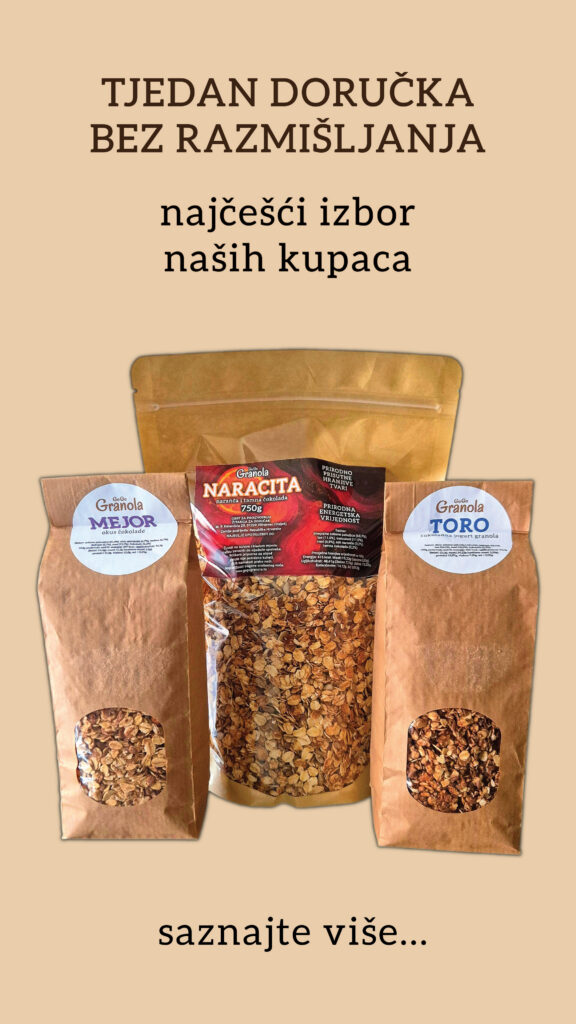 Tjedan doručka bez razmišljanja uz tri najprodavanije granole.